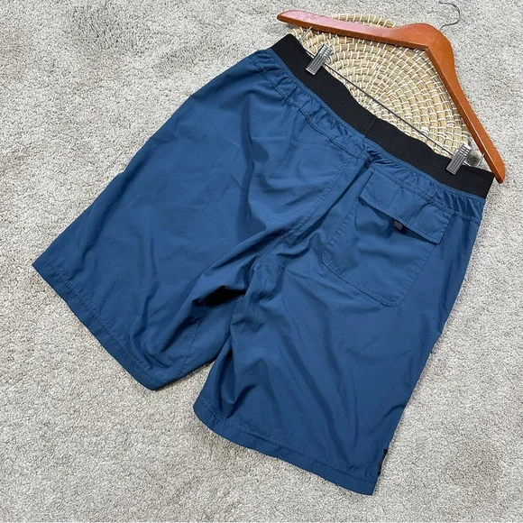 Prana Men’s Coal Super Mojo Pull On Short 10” Outdoor UPF 50+ in Blue Anchor L - Picture 7 of 16